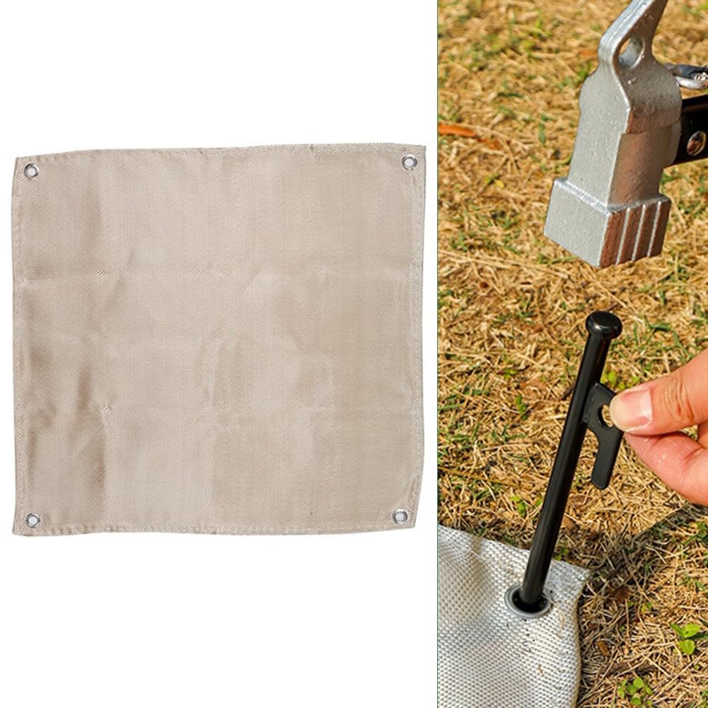 Alfombrilla ignífuga para barbacoa, protector resistente al calor para superficies de madera, hormigón y hierba