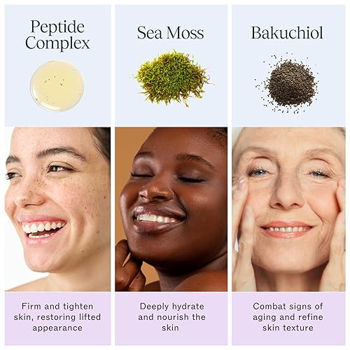 Miniatura 20 de LilyAna Naturals Hidratante facial y cuello para mujeres y hombres, crema hidratante facial y cuello para piel seca y brillo de manchas oscuras