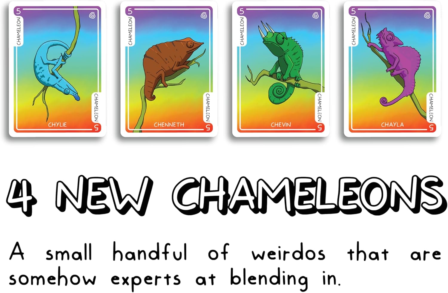 Mythollaneous Creatures Expansion - A Chaotic Card Game for Family & Friends, The Perfect Party Game for 2-10 Players, Ages 8 and Up - 54 Card Add-on