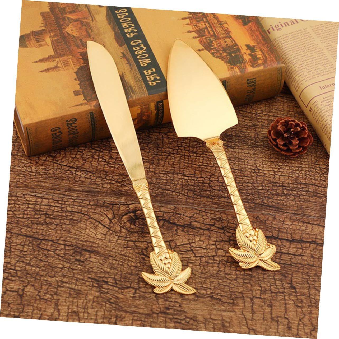 Metal Cake Server Tool Cake Cutting Reusable Dessert Cutters for Wedding