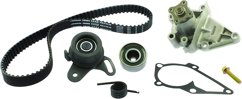 GENUINE TKK-001 Engine Timing Belt Kit with Water Pump - Compatible with Select Hyundai Accent Kia Rio, Rio5
