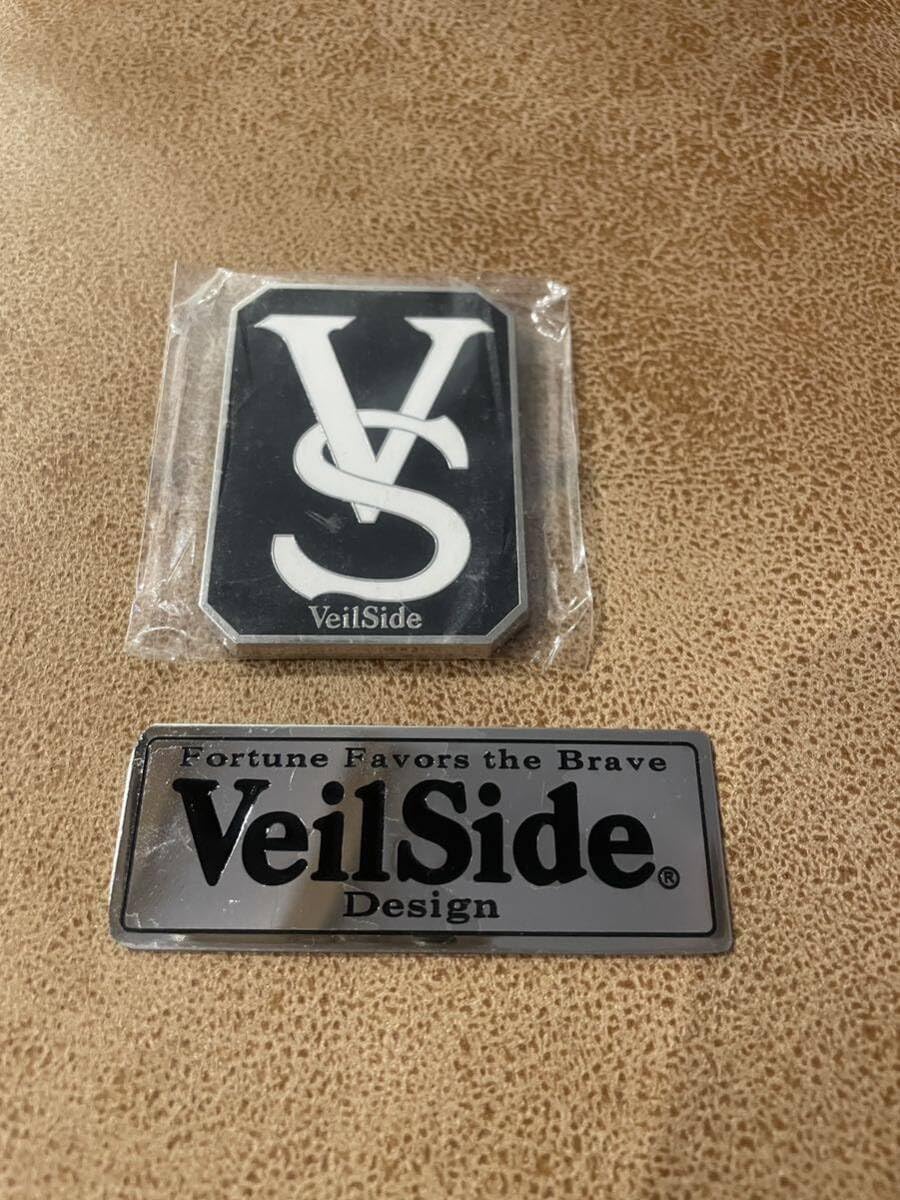 未使用新品 VeilSide金属プレート　エンブレム 希少未使用 VeilSide エンブレム 金属製 ヴェイルサイド メタル