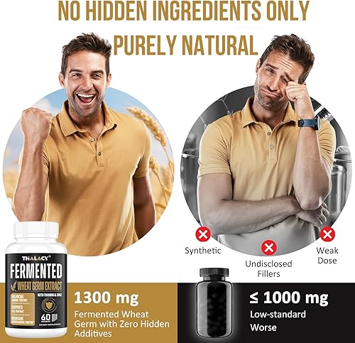 Miniatura 3 de Spermidine Supplements 13mg - 1300mg Cápsulas de extracto de germen de trigo, fórmula potente con mayor contenido de espermidina y zinc para un