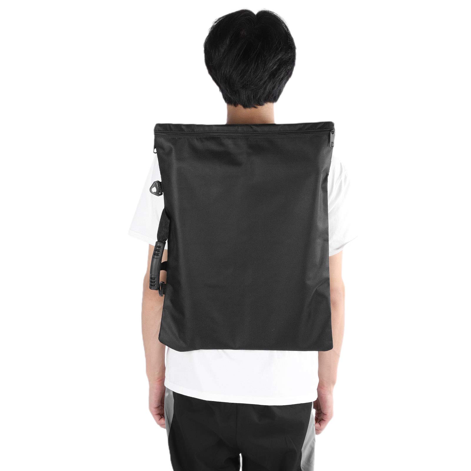 Zaino per Pittura, Tavolo da Disegno Portatile per Bambini Borsa Impermeabile Multifunzionale A3 con Tracolla in Nylon per L'organizzazione di Opere D'arte(Borsa da pittura portatile nera 8K)