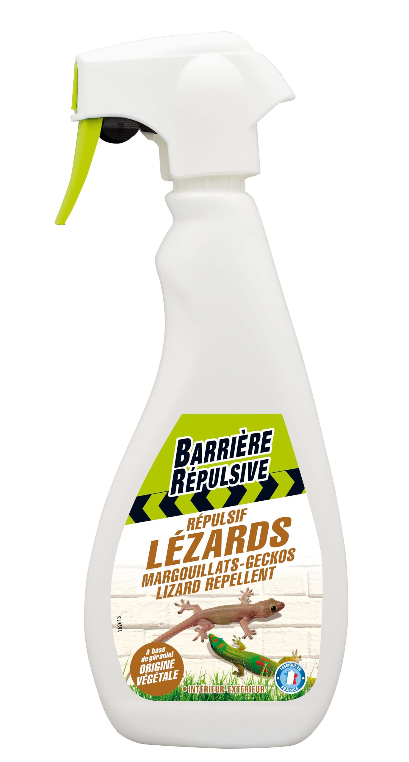 Répulsif Lézards, Prêt à l'emploi, 500 ml, REPLEZ500, Blanc