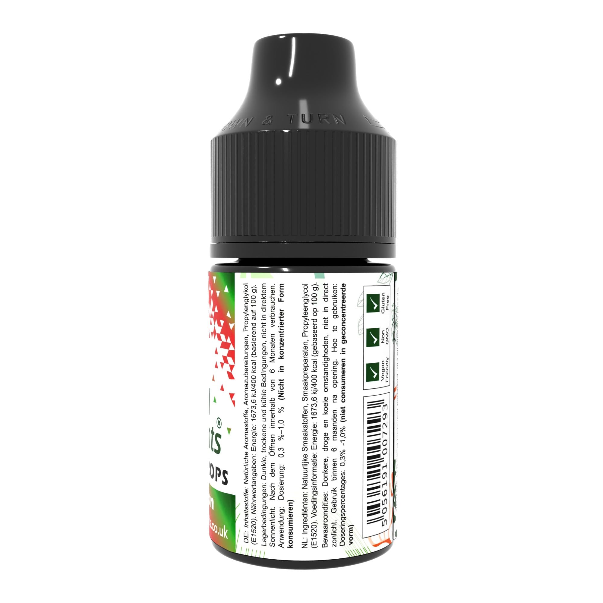 Special Ingredients Flavour Drops Watermelon, 1 L | Wassermelone-Geschmackstropfen, Lebensmittelaroma, Vegane Geschmackstropfen, Für Backen, Speisen und Getränke, Zuckerfrei