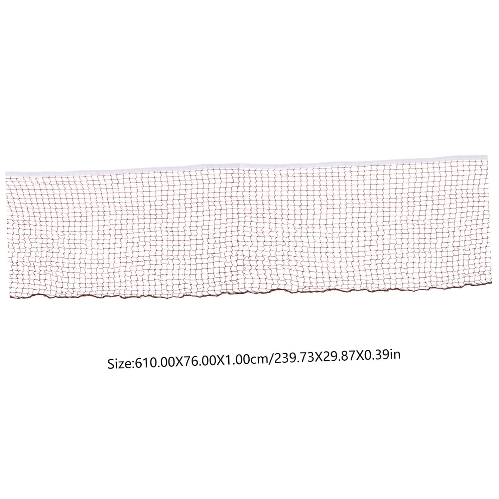 BCOATH Portable Badminton Net Easy to Install Durable Mesh Sports Net for Play Lightweight Design for Grass Beach Flat Areas Bright Color Visibility