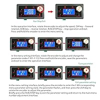 Vista 4 de Controlador de motor paso a paso de CC con controlador Placa integrada DC 5 ~ 30 V 4A Módulo de control de ángulo de velocidad de pulso