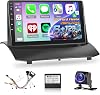 8 Core [6128GB] Android Car Radio For Ford Fiesta 2009-2014, 9 inch Touchscreen Car Stereo with Wirelss Carplay & Android Auto, Bluetooth 5.0, 32EQ, WiFi, GPS, FM RDS Radio, Reverse Camera, SWC, 59UI