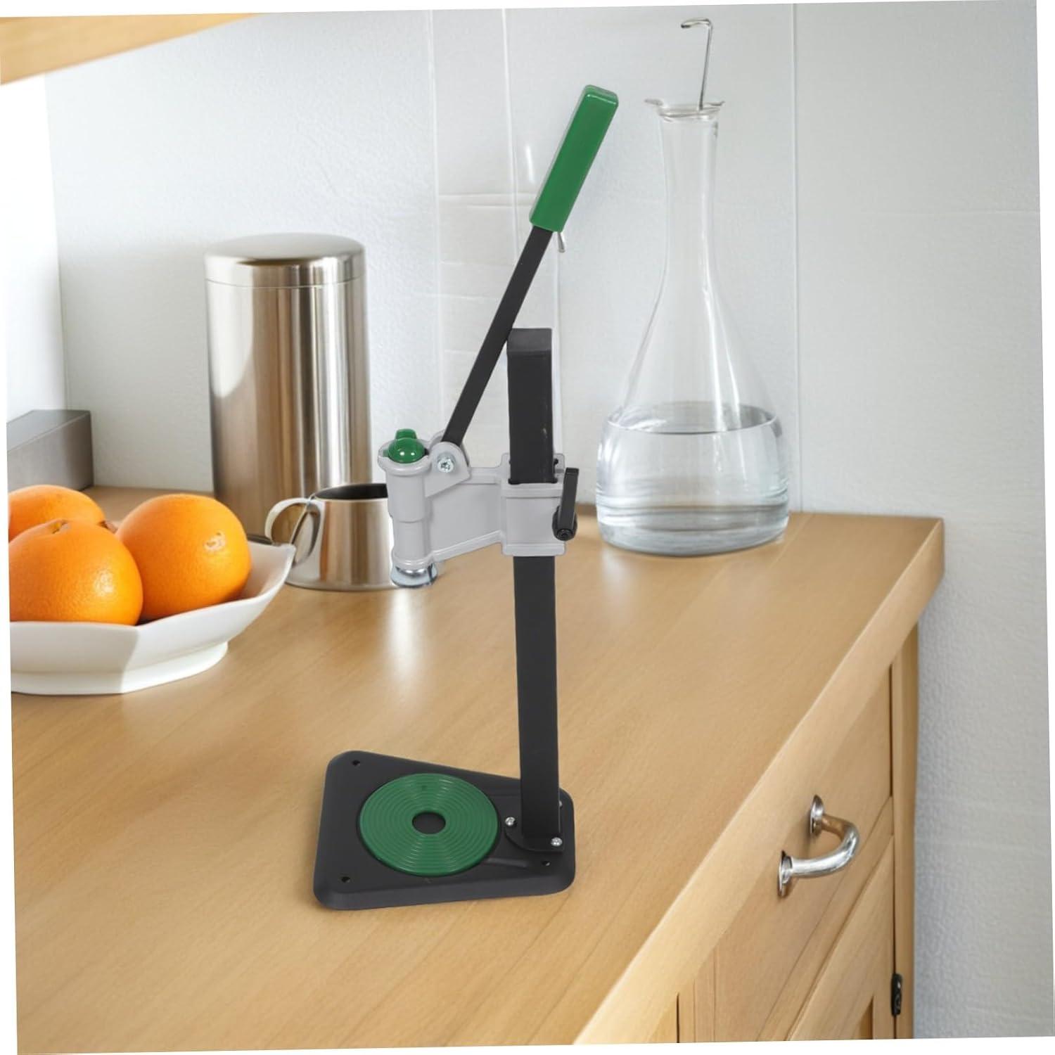 Manual Bench Bottle Capper for Home Brewing, Adjustable 26mm 29mm