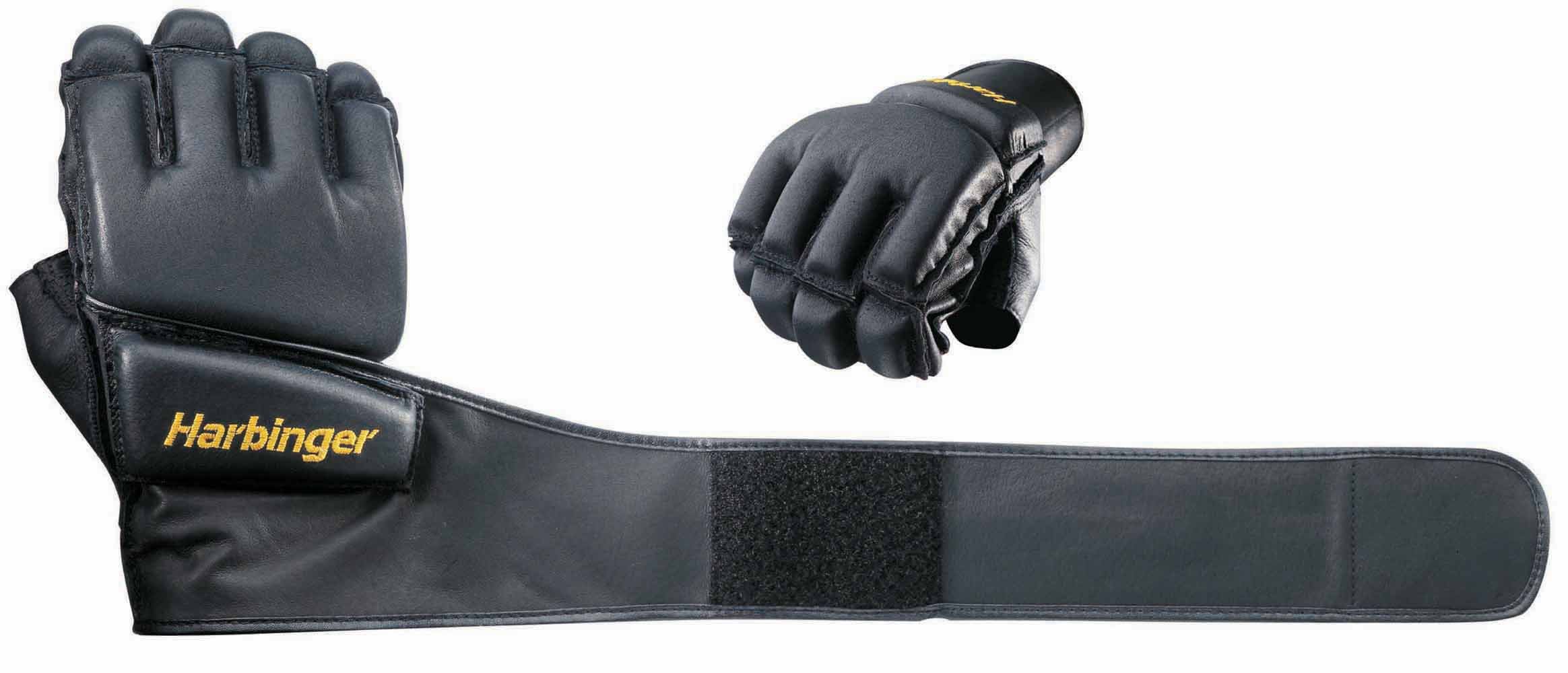 Harbinger 320 Bag Glove WristWrap (Black)