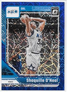 Shaquille Blue Velocity Basketball Card
