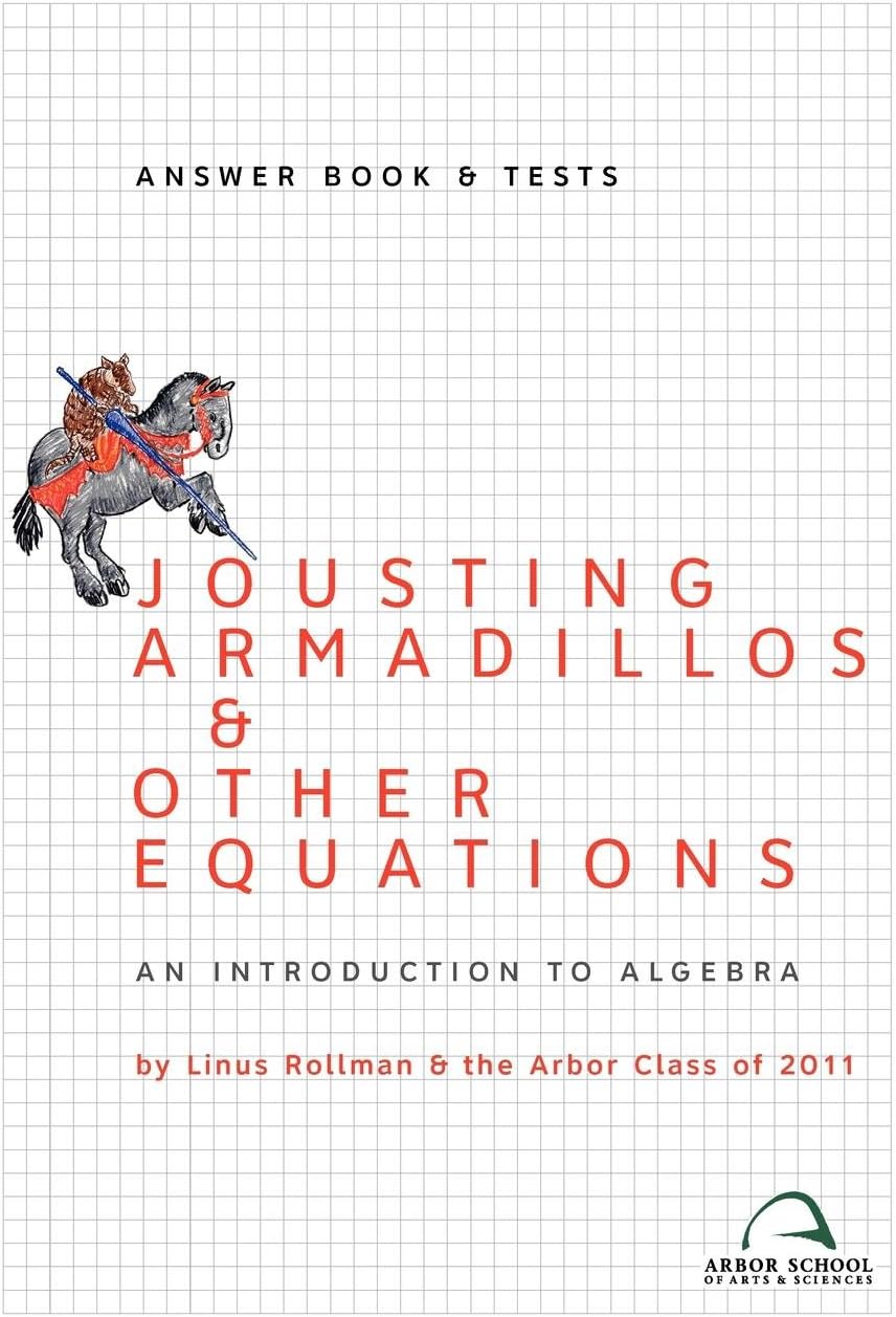 Jousting Armadillos & Other Equations: Answer Book & Tests