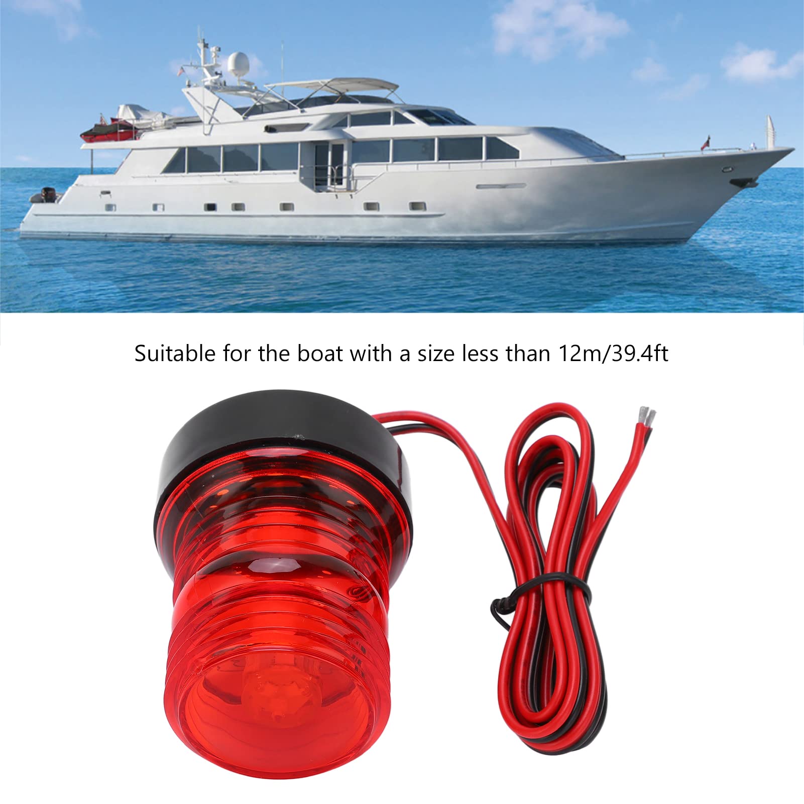 Lumière D'ancrage Rabattable Pour Bateau - Lampe De Signalisation Marine - Aluminium - Neuf