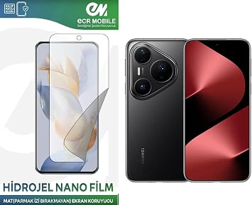 Huawei Pura 80 Pro/Ultra ile Uyumlu Mat Hidrojel Nano Film Ekran KoruyucuTempered Cam De ildir!