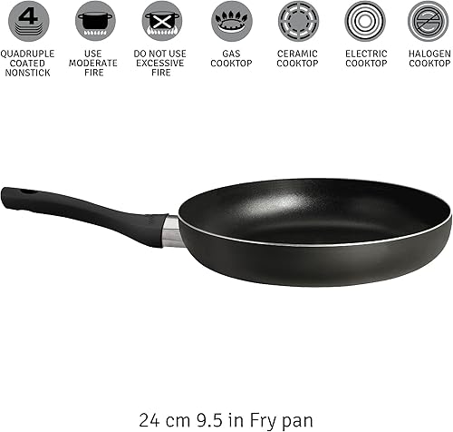 Miniatura 2 de HUDSON Aluminium frying pan with non-stick 9.5 in, cookware