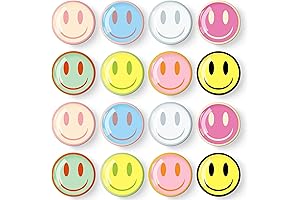 MORCART Emoji Magnets for Fridge, 16PCS Colorful Smiley Face Refrigerator Magnets Decoration