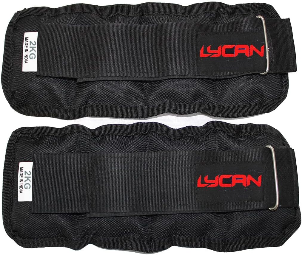 Lycan Wrist/Ankle Weights 4 kg (2 kg Each x 2 pc)… (2 KG X 2PC)