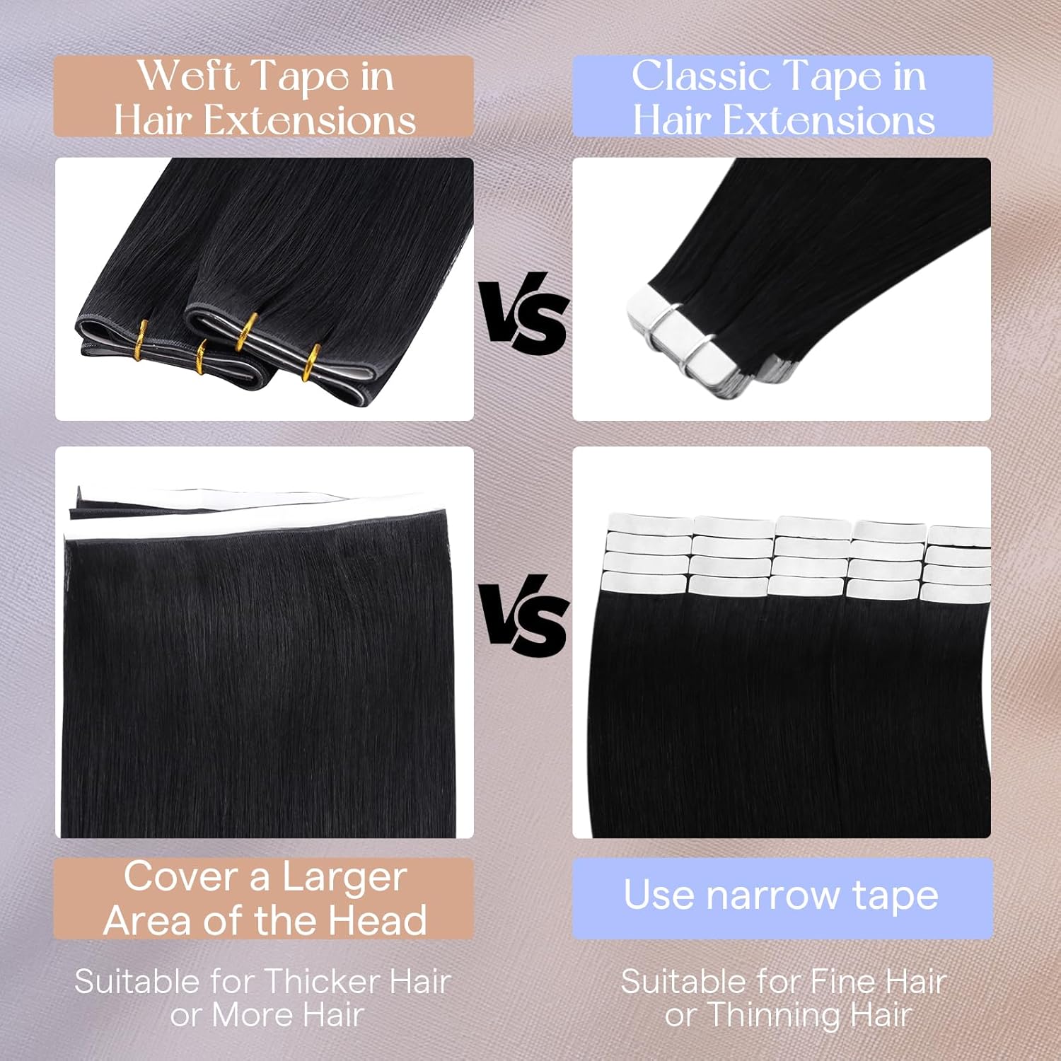 Full Shine Tape in Weft Hair Extensions Human Hair 18 Inch Color 1 Jet Black Invisible Long Genius Weft Hair Extensions Human Hair 50g Silky Straight 1 Piece for Party