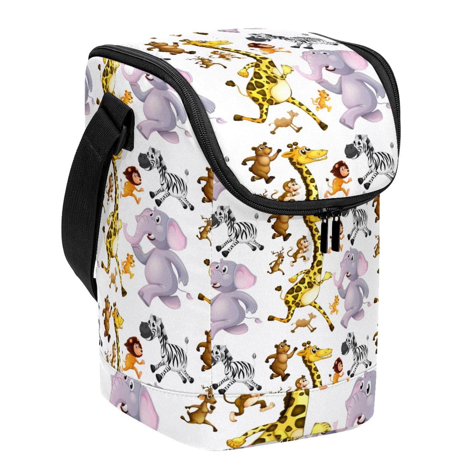 Bolsa de almuerzo con cremallera para conservar fiambreras del trabajo