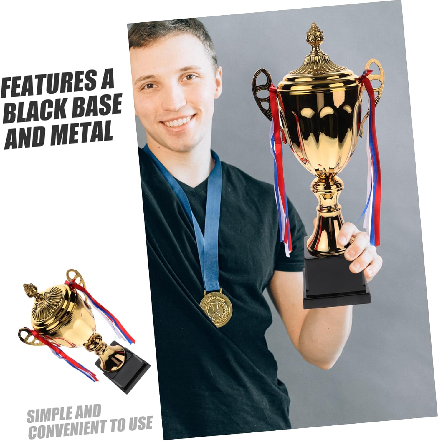 Kisangel Trophy Cup Racing Trophy for Sports Event School Tournament Game Award