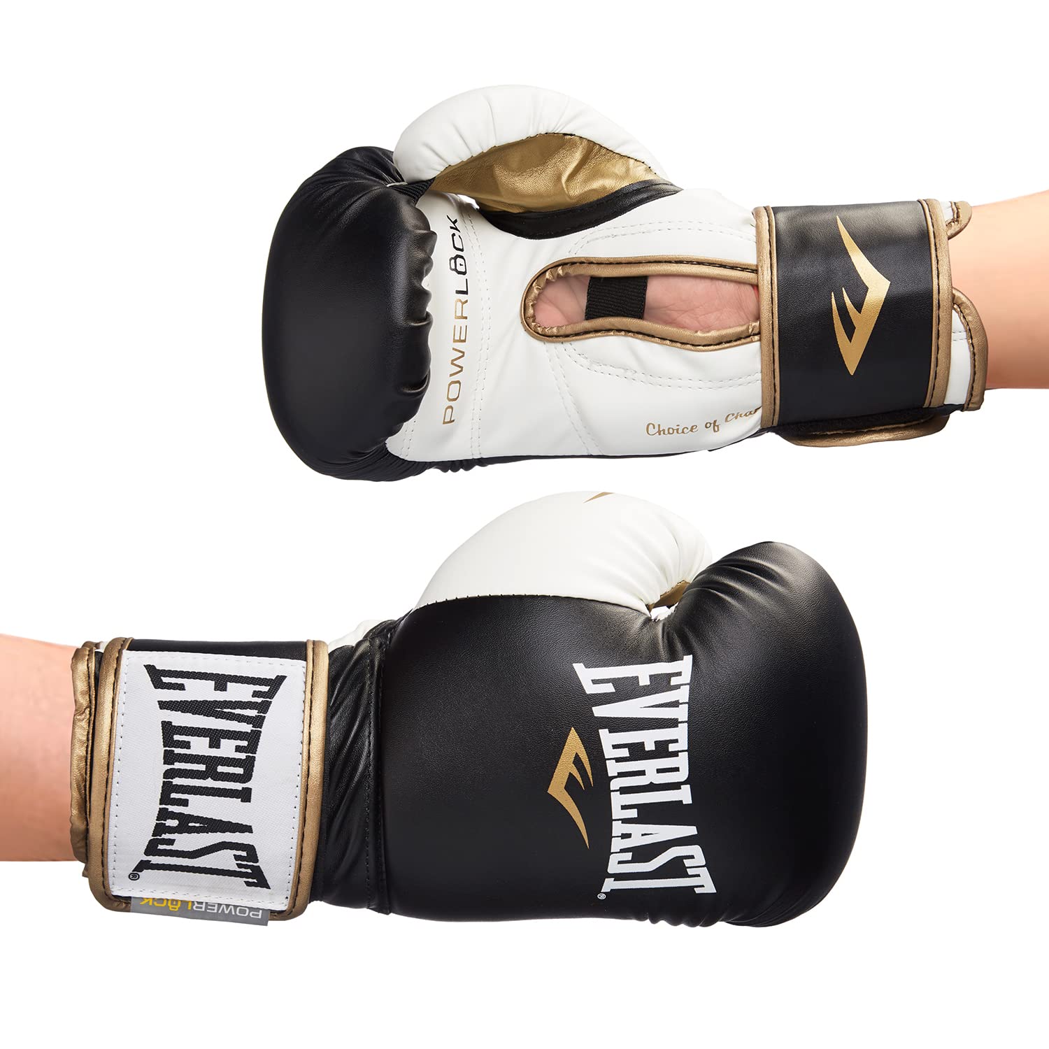 Buy Everlast Boxing Gloves Powerlock Black/White 12oz, L