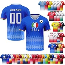 Custom World Cup 2026 Football Jersey Soccer Jersey for Men Women Kids Personalised Game Shirts Sports Uniform for Fans Team