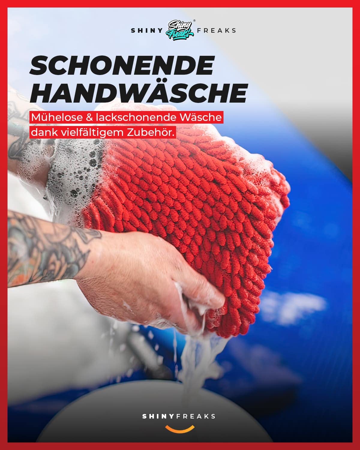 Auto Wascheimer Set 5GAL: Schmutzsieb & Deckel für die Auto Handwäsche + Sonax Rich Foam + Sonax FelgenBeast - schonende Reinigung & Pflege für Lack & Felgen - Auto waschen | 8-teilig