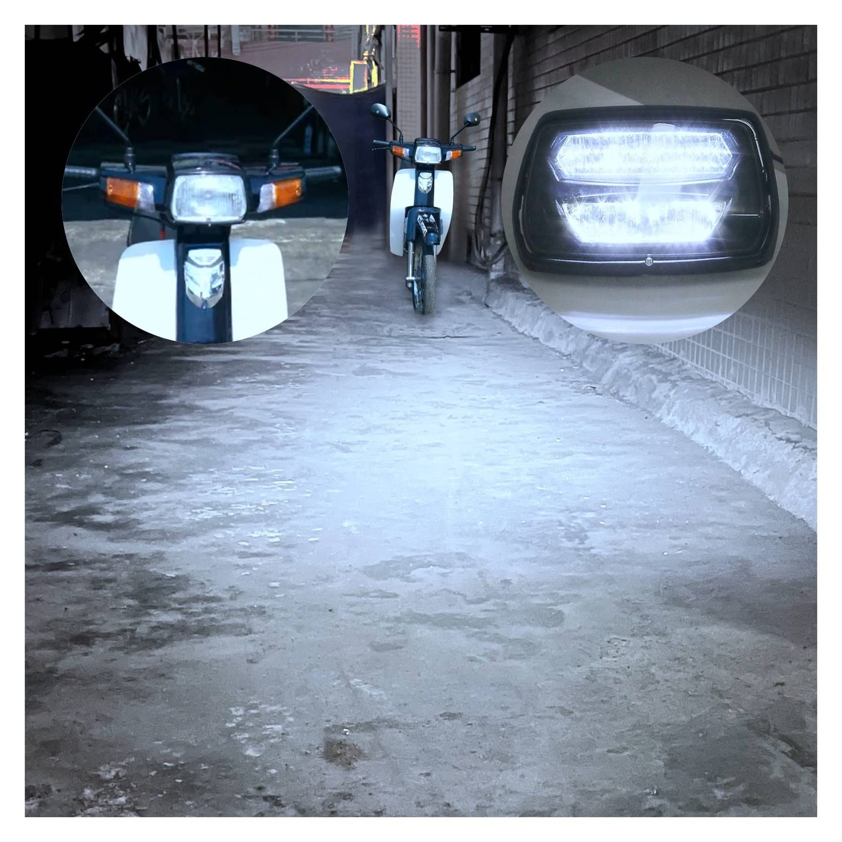 Moto indicatori di direzione Accessori Moto Fari A LED Luce Frontale Lampada Frontale Impermeabile Luce Anabbagliante per EX5
