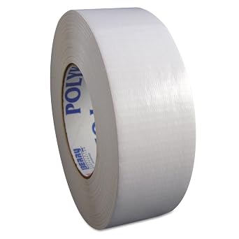 Polyken 1086567 White General Purpose Duct Tapes, 2" Width x 60 yd. Length x 9 mil