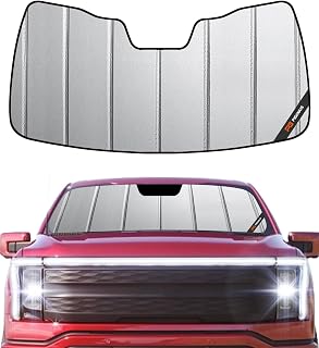 Pigenius Windshield Sunshade for Ford F-150 Lightning 2022-2026 Custom Front Window Shade - Safeguard