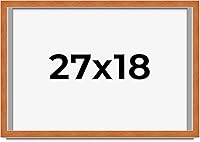 Vista 149 de Marco marrón de 18 x 24 pulgadas, marco de madera maciza de nuez de miel, ancho de moldeo de 0.875 pulgadas, profundidad de rabo de 0.875 pulgadas