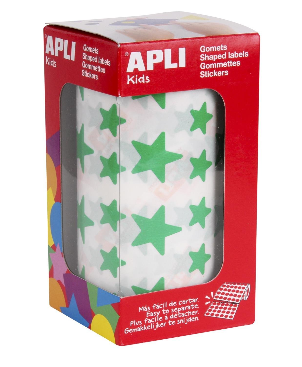 APLI Kids Star - 12.5 + 19.5 mm Estrella Green