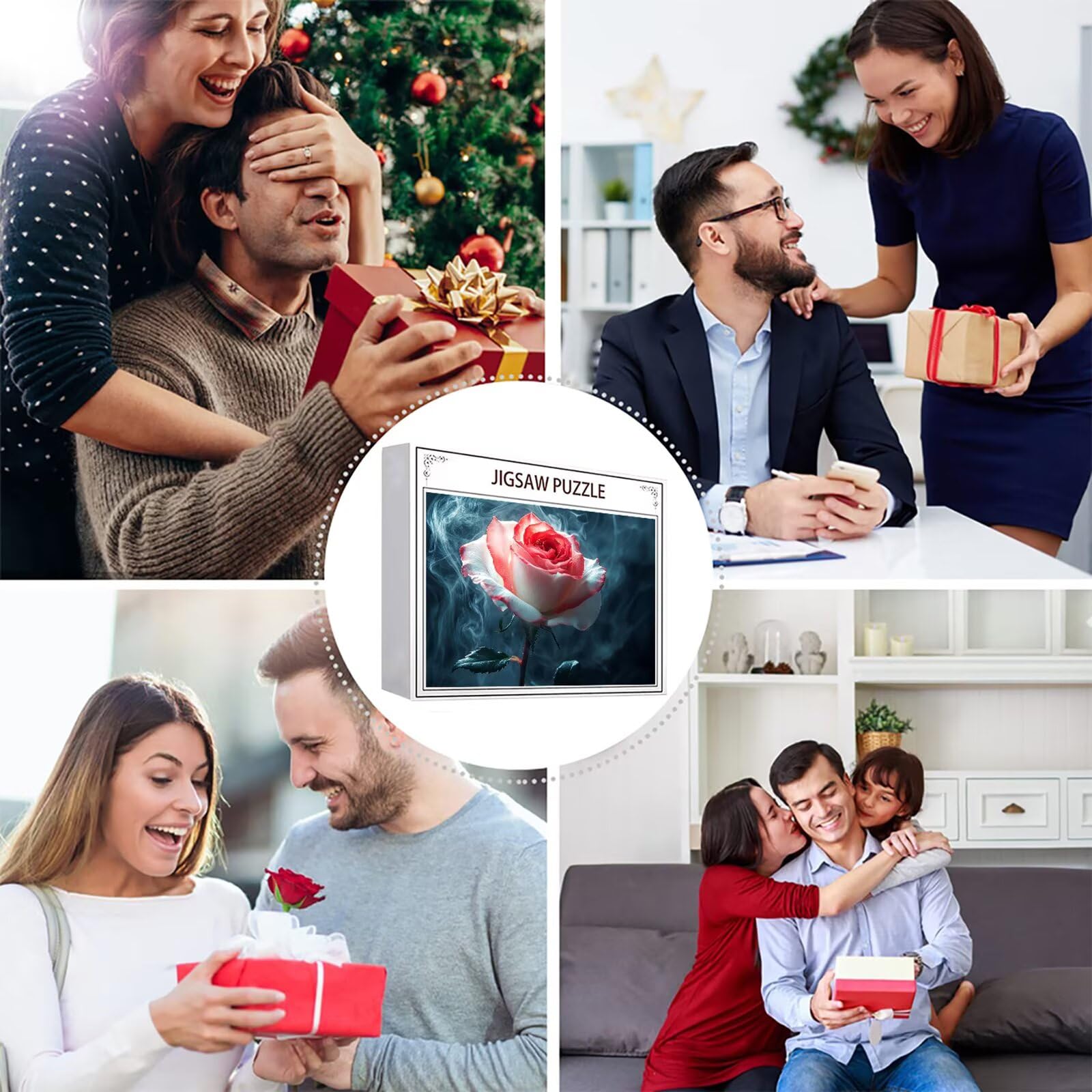 Puzzle 3000 elementów różowe puzzle dla dorosłych kwiaty 122 x 81 cm Unikalne rzemiosło klasyczne 3D drewniana układanka do rodzinnych gier aktywnych, układanka do samodzielnego wykonania nawet do