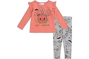 CoComelon JJ Cody Nina Costume Tshirt and Leggings Outfit