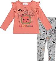Vista 1 de CoComelon JJ Cody Nina - Conjunto de camiseta y leggings para bebés y niños pequeños