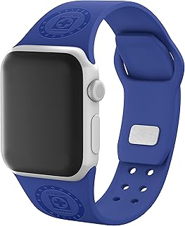 Affinity Bands Cruz Azul Engraved Silicone Sport Band Compatible with Apple Watch (42/44/45mm Blue)