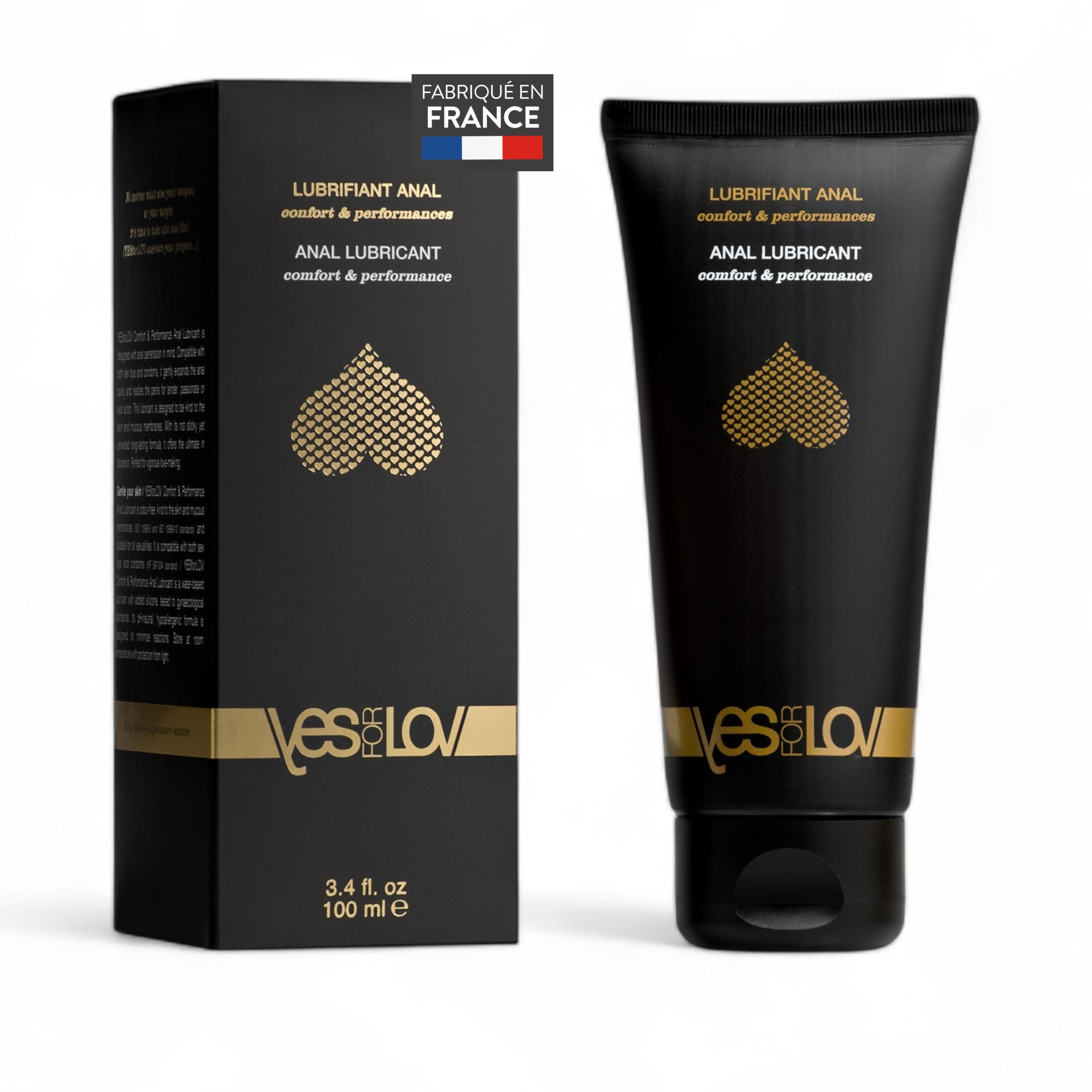 Gel Lubrifiant Anal à Base D'eau - 50 Ml - Sans Parabènes - Idéal Pour Une Pénétration En Douceur