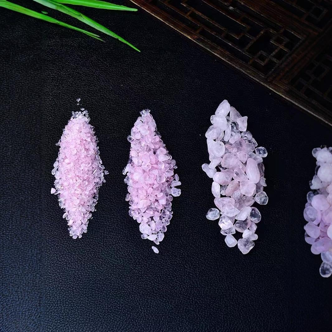 Dekorative Steine, Natürlicher zerkleinerter Achatkies for Aquarium, Blumentopf, Buddha-Opfergabe, 5–12 mm, Rosa, 500 g/1000 g(5-7mm,500g)
