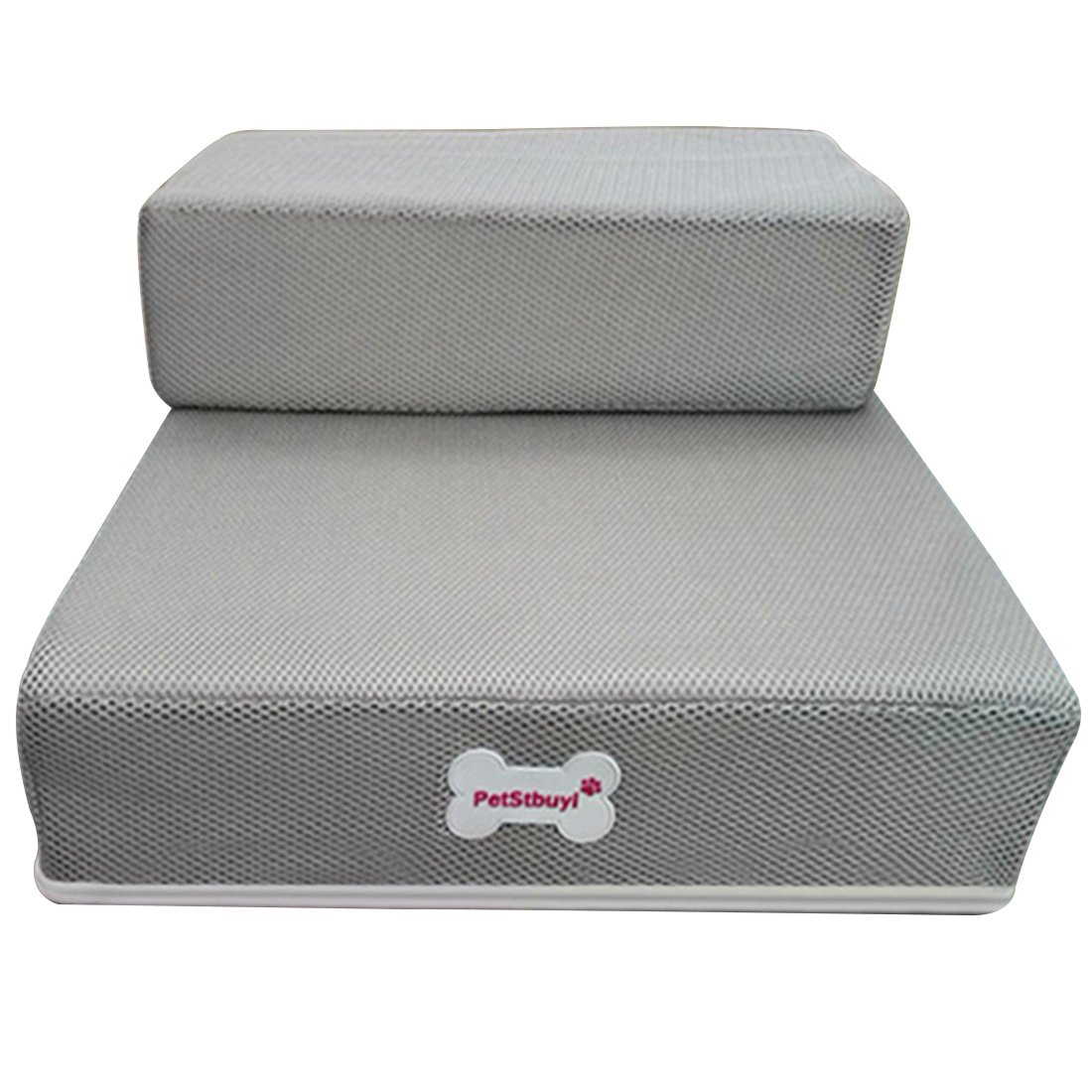 Freahap Folding Pets Stairs 2 Step Dog Cat Steps Ramp Ladder Indoor Pet Gear