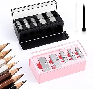 Sacapuntas de maquillaje, paquete de 2 deline...