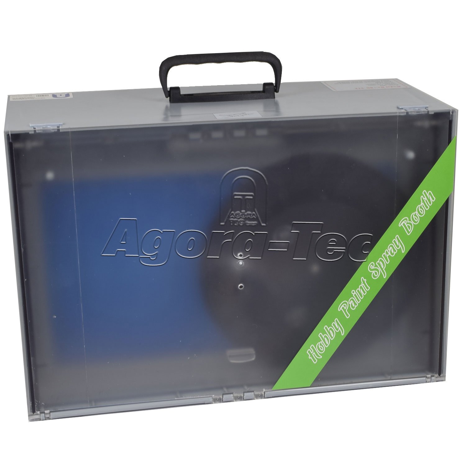 Agora-Tec Airbrush Spritzkabine Absauganlage AT-ASK-01 4,3m³ 52db Beleuchtung Drehteller Lackierkabine Modellbau