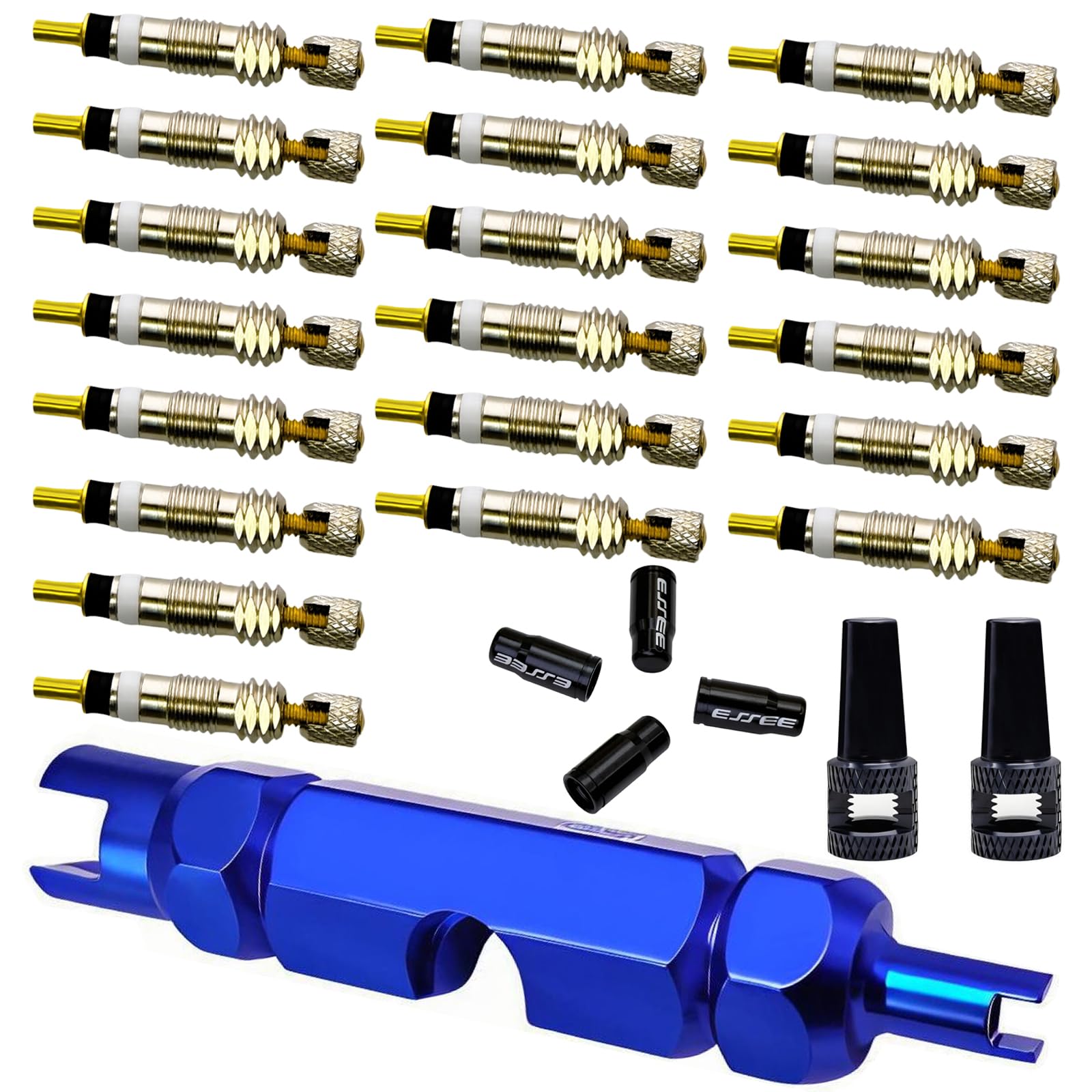 Presta Valve Core Kit - Repair Your Bike Tires -8