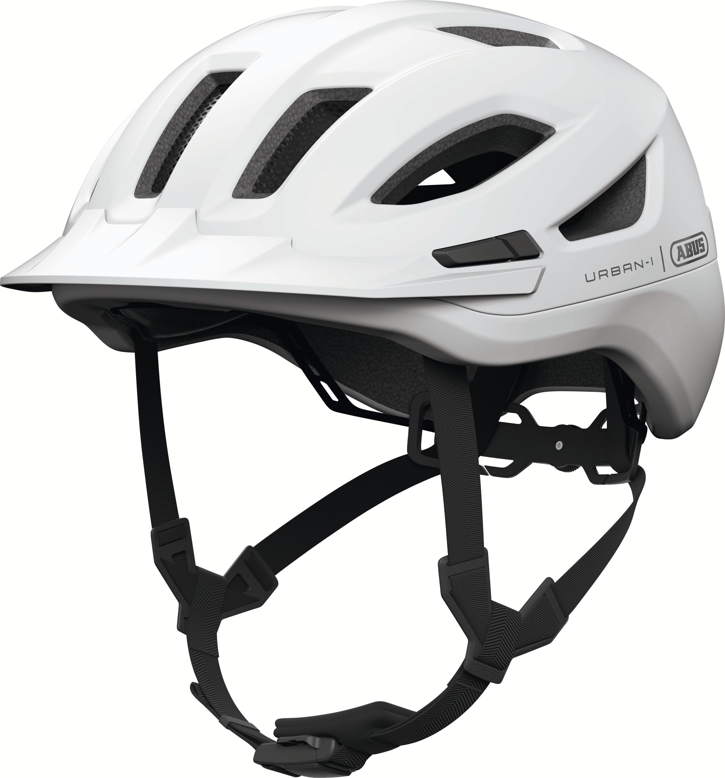 ABUS Urban-I 4.0 Ace - Casco de Bicicleta con luz Trasera Recargable, 4 Modos de luz, Paraguas, Apertura de Trenza y Cierre magnético, para jóvenes, Mujeres y Hombres