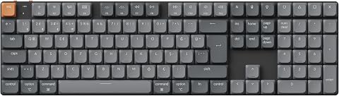 Keychron K5 Max%100 RGB Türkçe Red Switch Kablosuz Karbon Siyah Mekanik Klavye