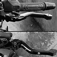 Vista 8 de Para Yamaha YZF R3 R25 MT-25 MT-03 2015 2022 YZFR3 YZFR25 MT25 MT03 MT 03 25 Palancas de embrague de freno ajustables para motocicleta (color plata)