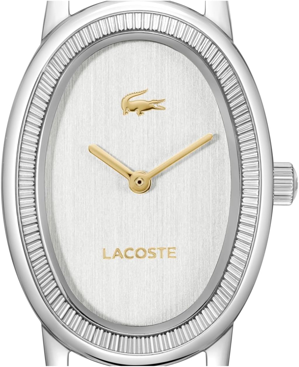Lacoste Parisienne Women's 2H Watch – Oval Case, Fluted Bezel, Quartz Movement, Double Wrap Smooth Leather Strap, Chic and Minimalist Design - Gift for Her - Image 2
