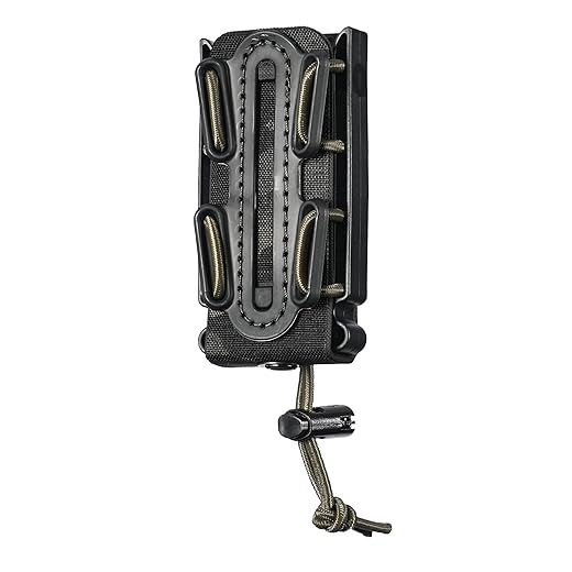 G-CODE (Black Multicam- Limited Edition) Soft Shell Scorpion -Tall- Pistol Mag Carrier with P2 Operator Belt Mount Clip 100% Made in The US