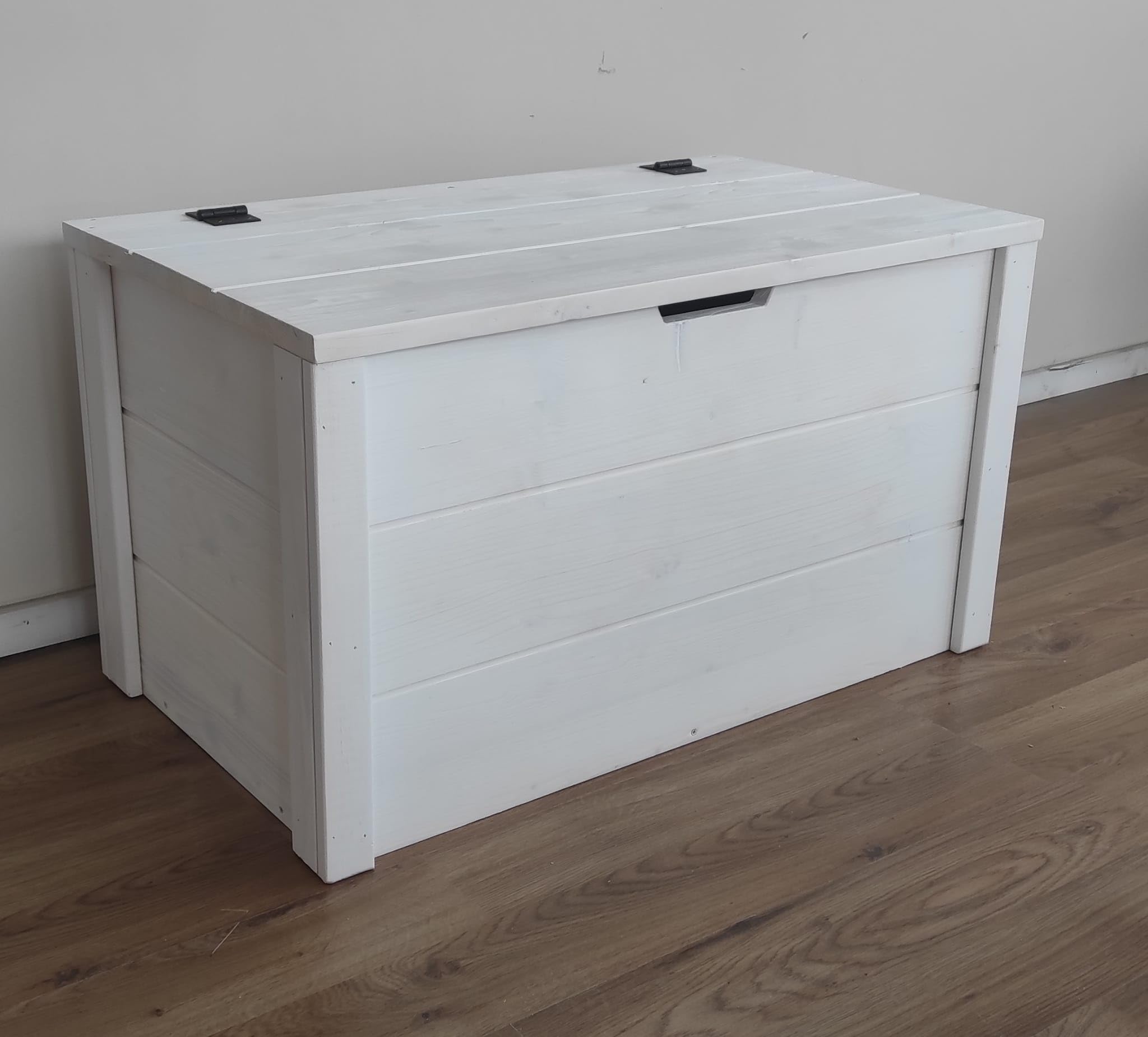 TOTAL WOOD 2012 Cassapanca baule contenitore porta legna porta oggetti in legno 100x40x45 CM