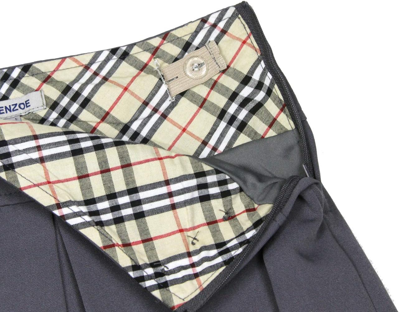 Bienzoe Girls School Uniform Skirt: Kids Adjustable Waist Pleated Dance Skort - Image 8